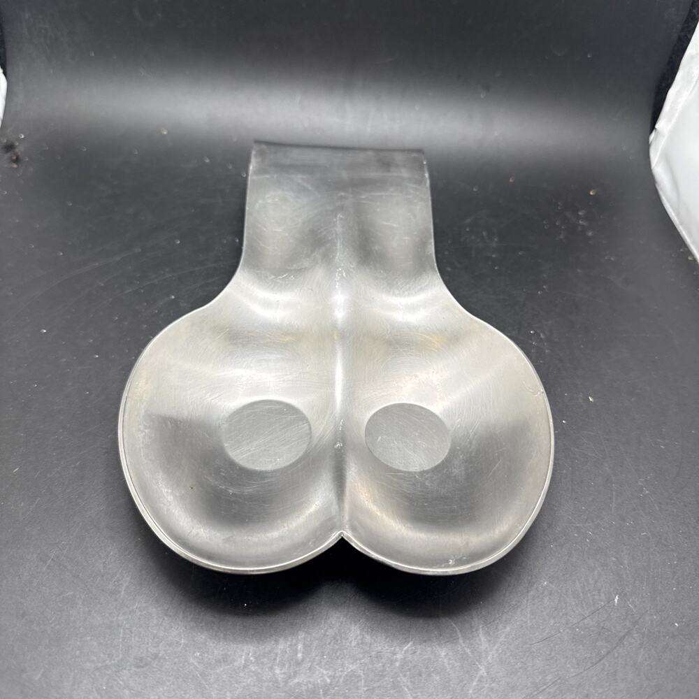 Amco Stainless Steel Double Spoon Rest for 2 Large Spoons